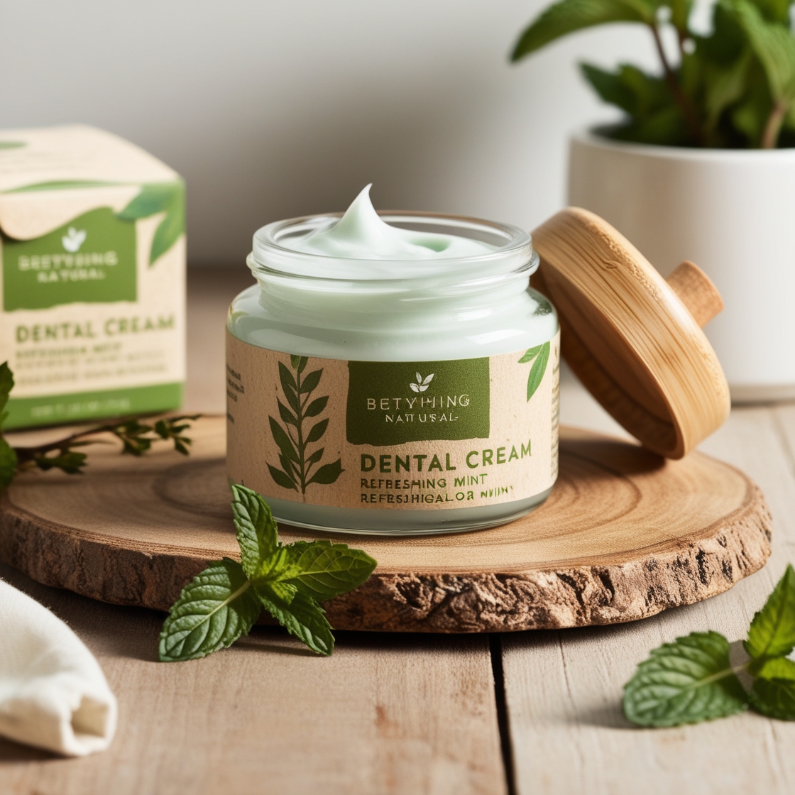 Creme Dental Natural de Menta